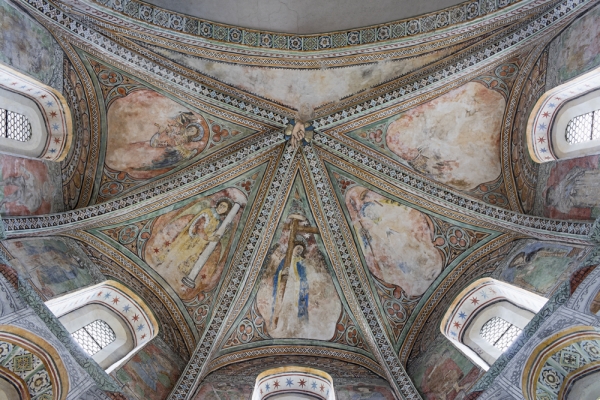 Das Chorgewölbe der Basilika