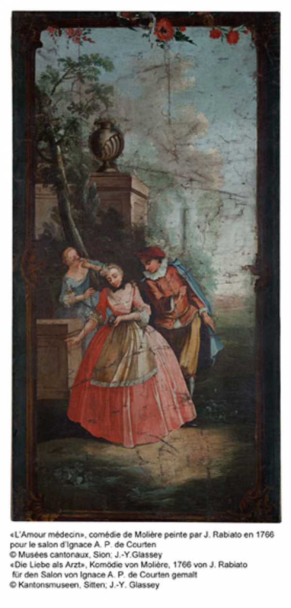 Schenkung eines Gemäldedekors aus dem 18. Jahrhundert ans Geschichtsmuseum